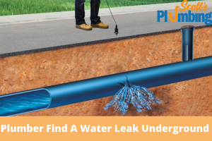 Plumber Find A Water Leak Underground
